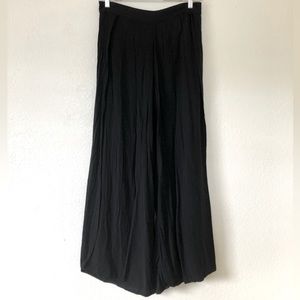 Black Split Thigh Pants